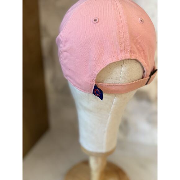 CHICAGO CUBS YOUTH ADJUSTABLE STRAPBACK BASEBALL HAT/CAP, PINK, SPORTS/OUTDOOR - Picture 3 of 7